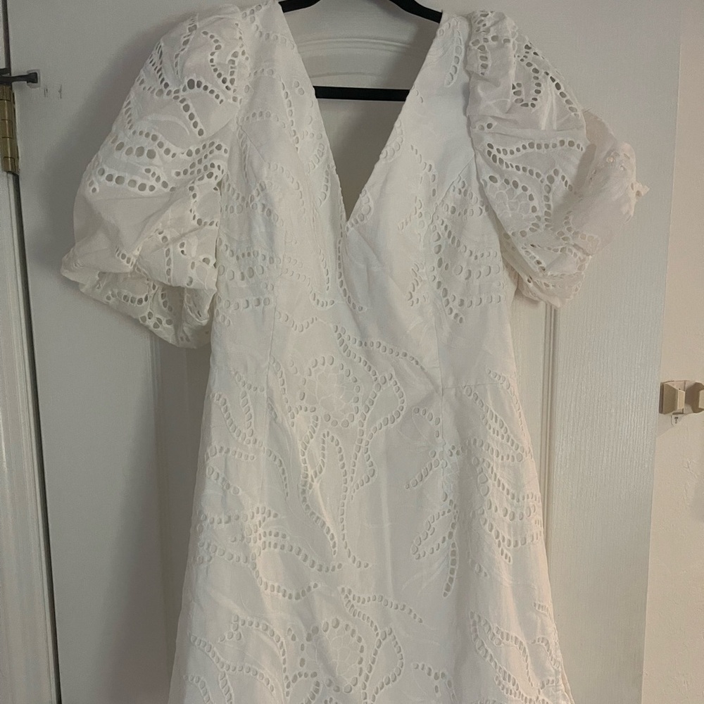 Lilly Pulitzer White Eyelet Mini Dress